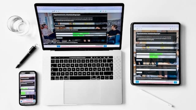BASA-Fragebogen aus Sicht der Teilnehmer auf Laptop, Tablet und Smartphone – Erhebung zur Gefährdungsbeurteilung psychischer Belastung